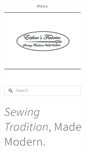 Mobile Screenshot of esthersfabrics.com
